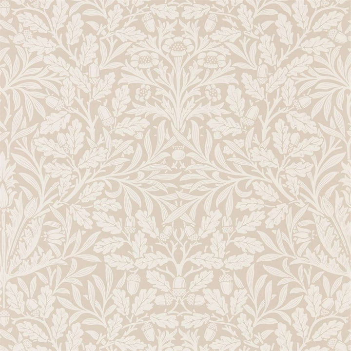 Pure Acorn-behang-Tapete-Morris & Co-Linen/Ecru-Rol-216040-Selected Wallpapers