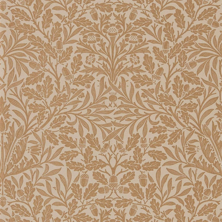 Pure Acorn-behang-Tapete-Morris & Co-Gilver/Copper-Rol-216041-Selected Wallpapers
