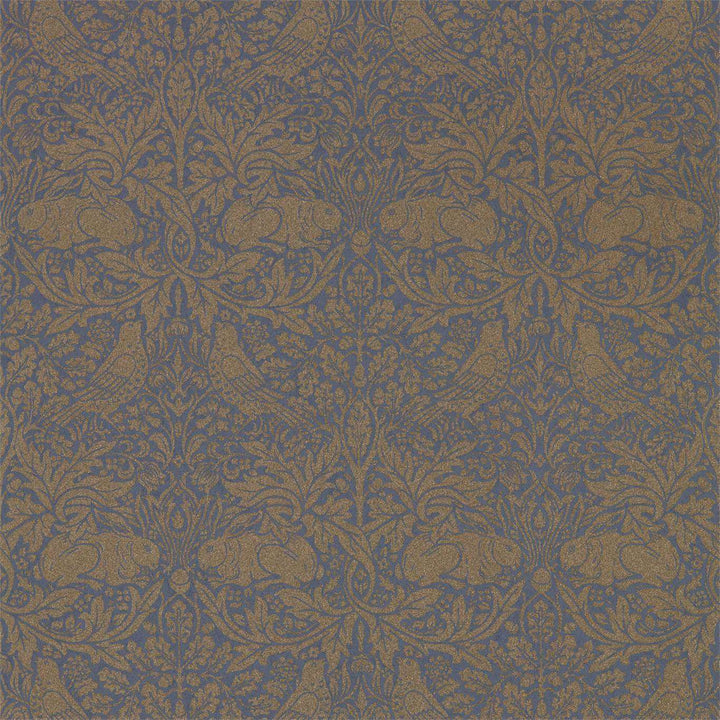 Pure Brer Rabbit-behang-Tapete-Morris & Co-Ink/Gold-Rol-216530-Selected Wallpapers