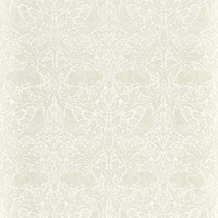 Pure Brer Rabbit-behang-Tapete-Morris & Co-White Clover-Rol-216534-Selected Wallpapers