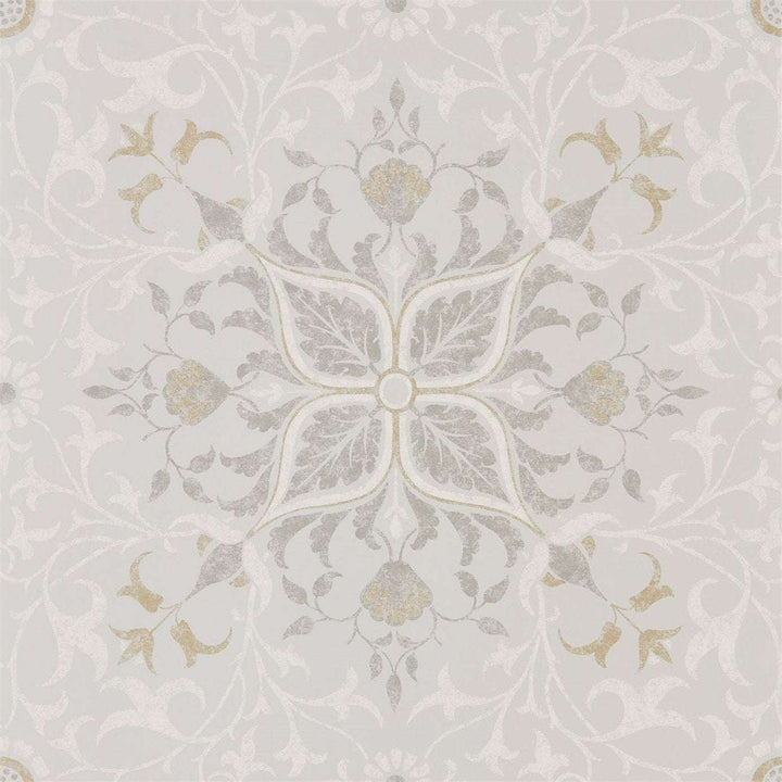 Pure Net Ceiling-behang-Tapete-Morris & Co-Stone/Chalk-Rol-216037-Selected Wallpapers