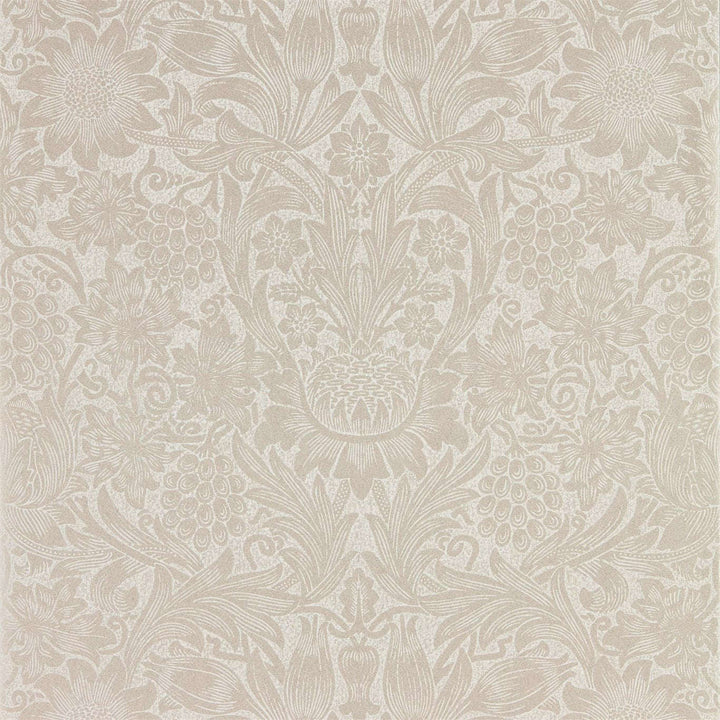 Pure Sunflower-behang-Tapete-Morris & Co-Pearl/Ivory-Rol-216048-Selected Wallpapers
