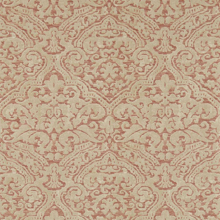 Renaissance Damask-behang-Tapete-Zoffany-Russet-Rol-312026-Selected Wallpapers