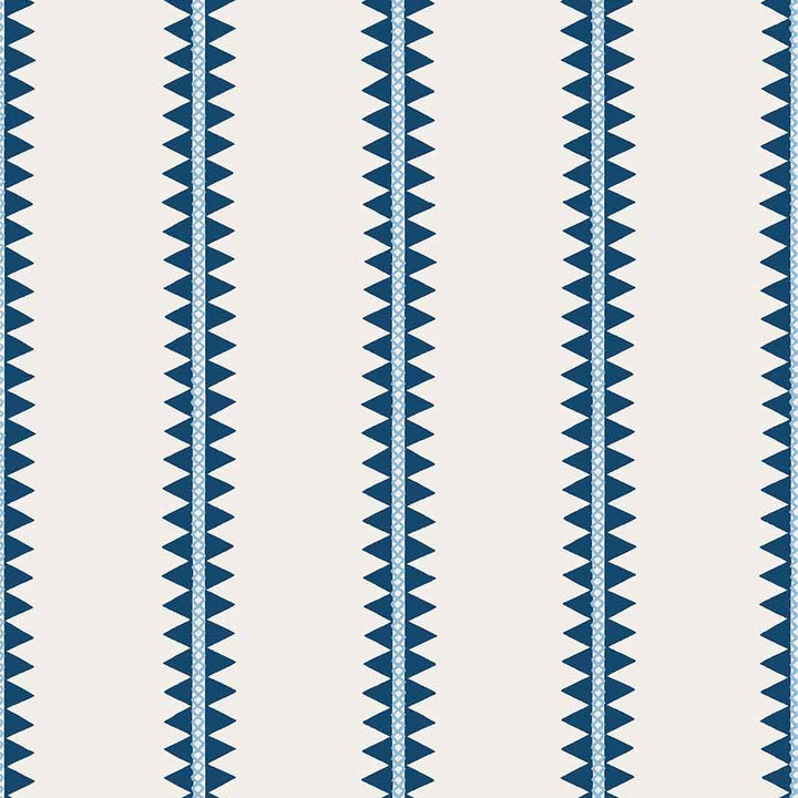 Reno Stripe-Behang-Tapete-Thibaut-Navy-Rol-T13244-Selected Wallpapers