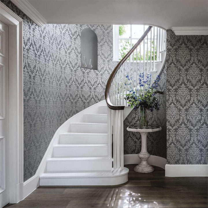 Riverside Damask-behang-Tapete-Sanderson-Selected Wallpapers