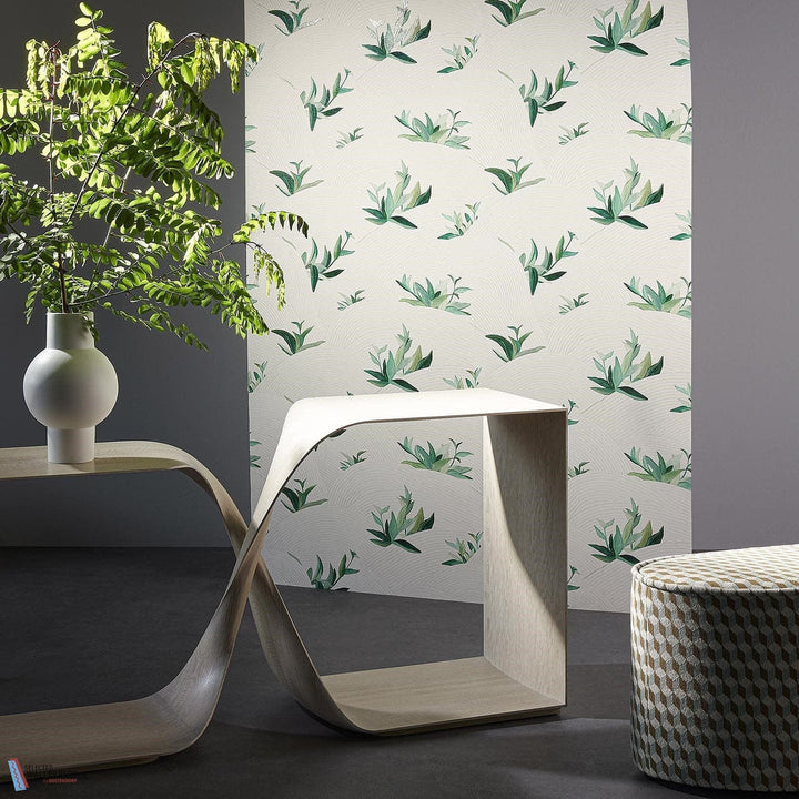 Salinas Verde-Behang-Tapete-Pierre Frey-Selected Wallpapers