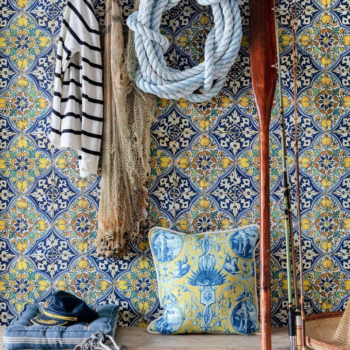 Sardegna Tiles-behang-Tapete-Mind the Gap-Selected Wallpapers