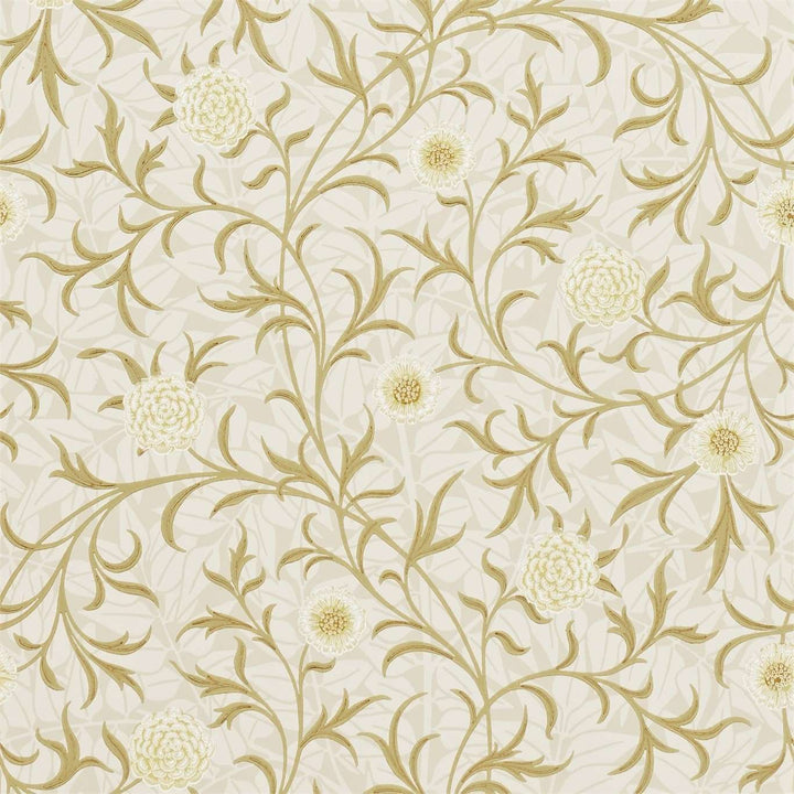 Scroll-behang-Tapete-Morris & Co-Vellum/Biscuit-Rol-210363-Selected Wallpapers