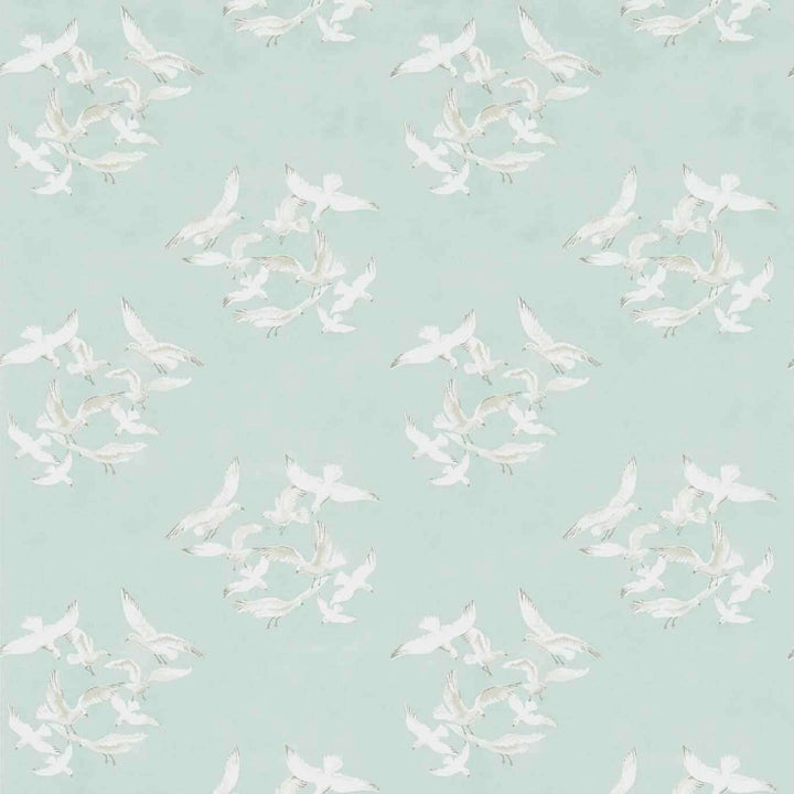 Seagulls-behang-Tapete-Sanderson-Eau de Nil-Rol-214586-Selected Wallpapers
