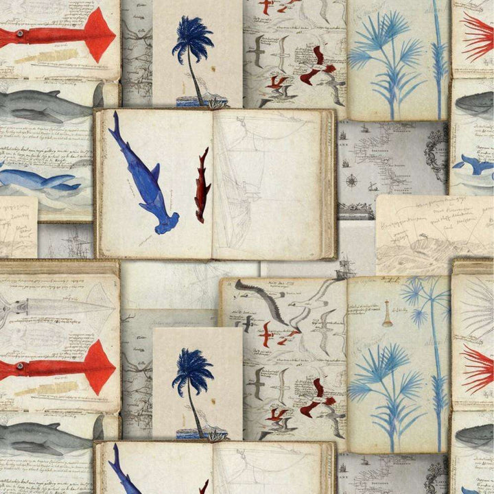 Seaman's Journal-behang-Tapete-Mind the Gap-Light-300 cm (standaard)-WP20562-Selected Wallpapers