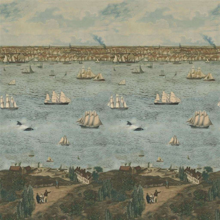Seaport Ocean-behang-Tapete-Designers Guild-Ocean-Set-PJD6009 / 01-Selected Wallpapers