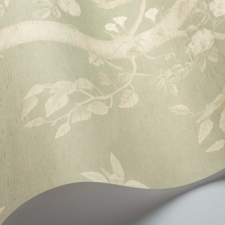 Seasonal Woods-Behang-Tapete-Cole & Son-Sage SILK-Rol-120/6020S-Selected Wallpapers