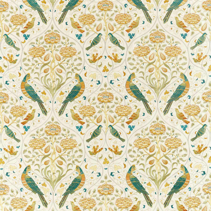 Seasons by May Embroidery stof-Fabric-Tapete-Morris & Co-Selected Wallpapers