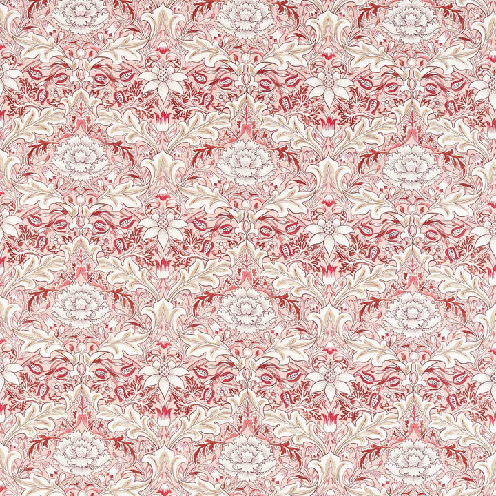 Simply Severn stof-Fabric-Tapete-Morris & Co-Madder/Russet-Meter (M1)-226903-Selected Wallpapers