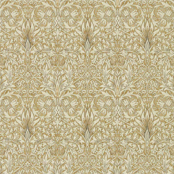 Snakeshead-behang-Tapete-Morris & Co-Gold/Linen-Rol-216429-Selected Wallpapers