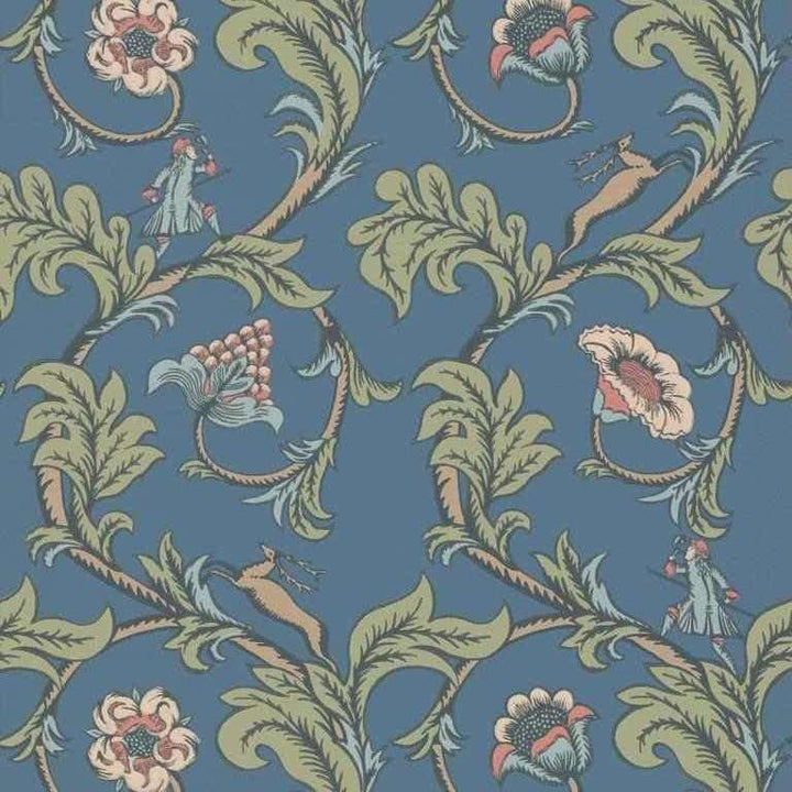 Stag Trail-behang-Tapete-Little Greene-Juniper-Rol-0245STJUNIP-Selected Wallpapers