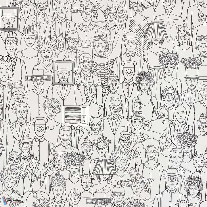 Surrealist Ball-Behang-Tapete-Pierre Frey-Croquis-Meter (M1)-FP796001-Selected Wallpapers