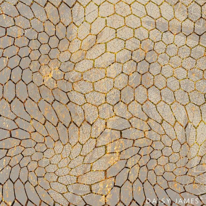 The Beige and Gold behang-Behang-Daisy James-Original-Vinyl-M2-Selected Wallpapers &amp; Interiors