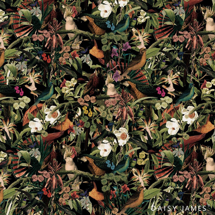 The Bird of Paradise Colour behang-behang-Daisy James-Colour-Vinyl-M2-Selected Wallpapers &amp; Interiors
