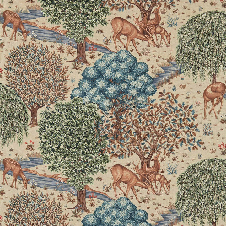 The Brook stof-Fabric-Tapete-Morris & Co-Tapestry Linen-Meter (M1)-226708-Selected Wallpapers