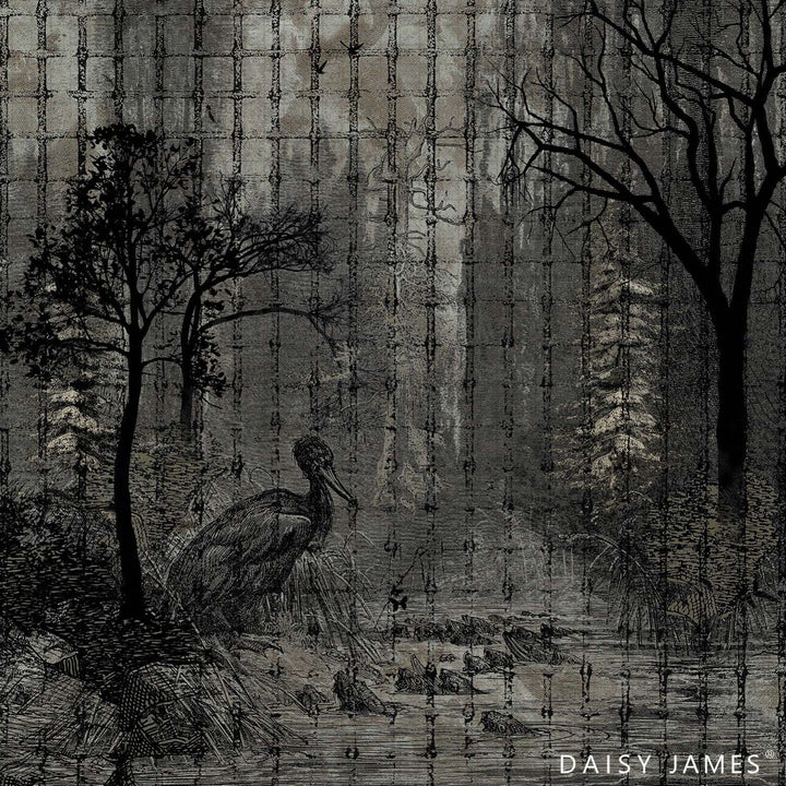 The Concert behang-behang-Daisy James-Black-Vinyl-M2-Selected Wallpapers &amp; Interiors