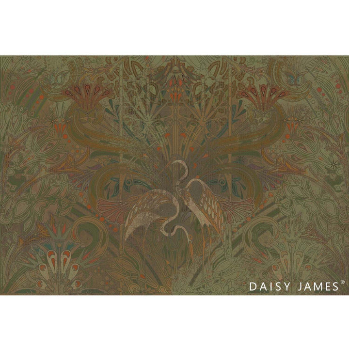 The Crane No1 behang-behang-Daisy James-Selected Wallpapers &amp; Interiors