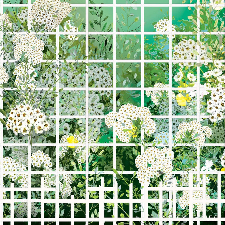 The Fence behang-behang-Daisy James-Original-Vinyl-M2-Selected Wallpapers &amp; Interiors