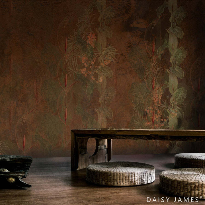 The Firethorn behang-behang-Daisy James-Selected Wallpapers &amp; Interiors