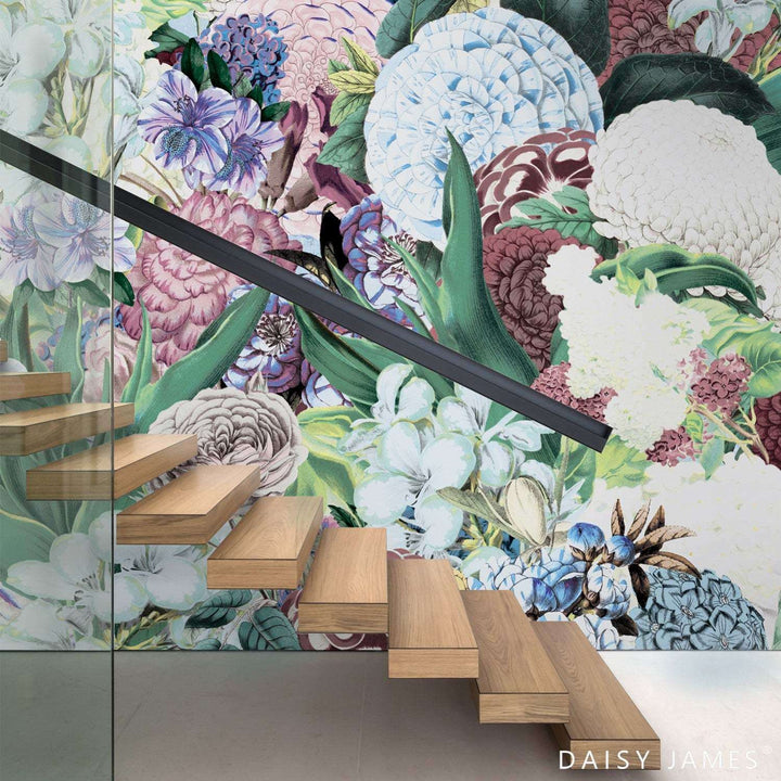 The Flowery Pastel behang-behang-Daisy James-Selected Wallpapers &amp; Interiors