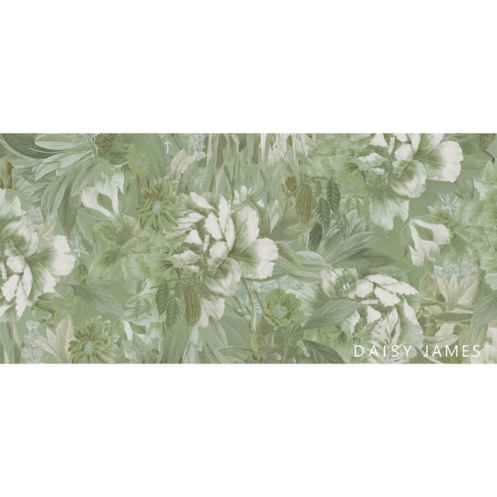 The Hosta Green behang-Behang-Daisy James-Selected Wallpapers &amp; Interiors