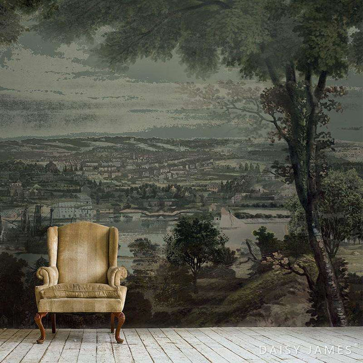 The LA River behang-behang-Daisy James-Selected Wallpapers &amp; Interiors