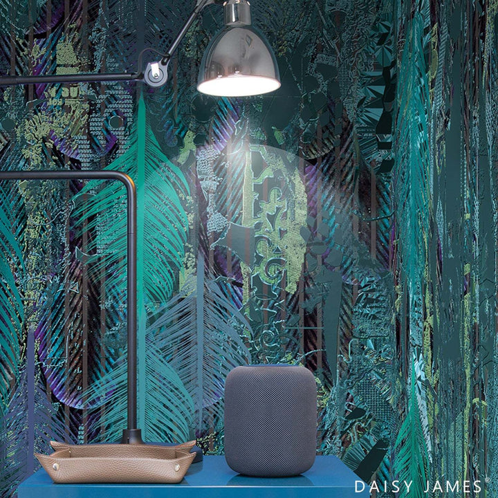 The Panache Blue behang-behang-Daisy James-Selected Wallpapers &amp; Interiors