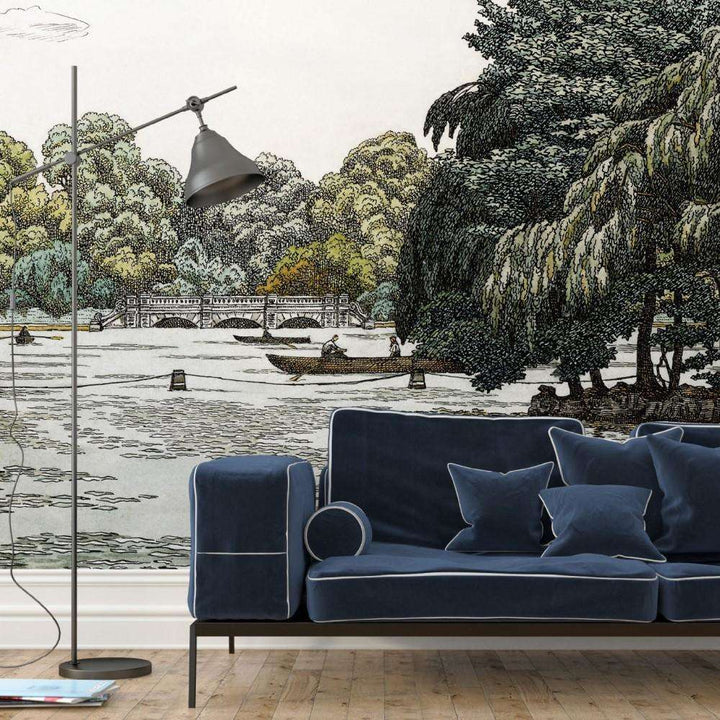 The Serpentine-behang-Tapete-Les Dominotiers-Selected Wallpapers