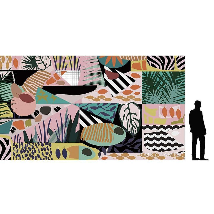 The Silkscreen behang-behang-Daisy James-Selected Wallpapers &amp; Interiors