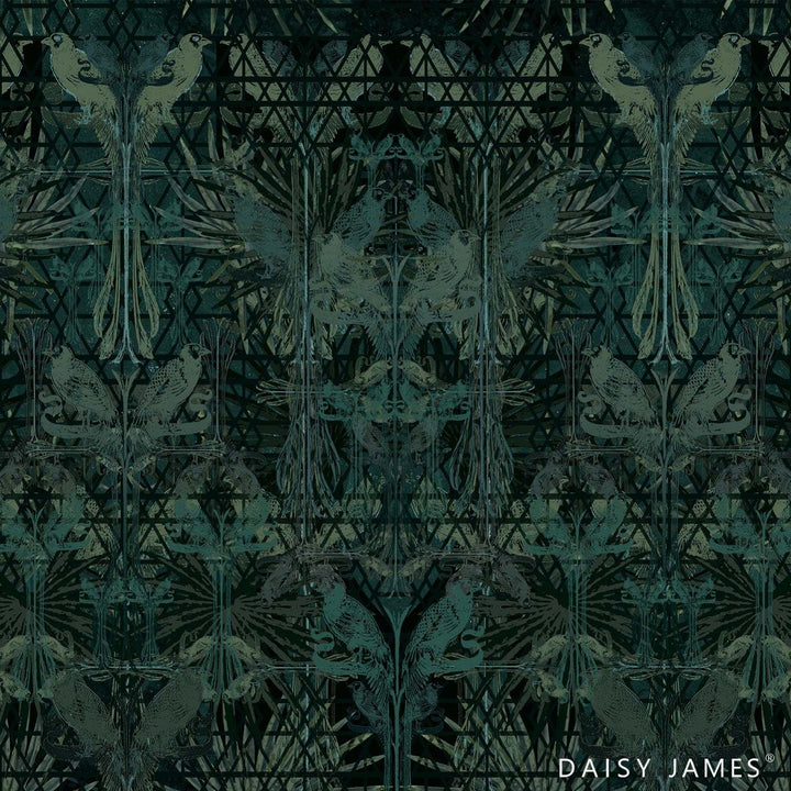 The Taman behang-behang-Daisy James-Multicolor-Vinyl-M2-Selected Wallpapers &amp; Interiors