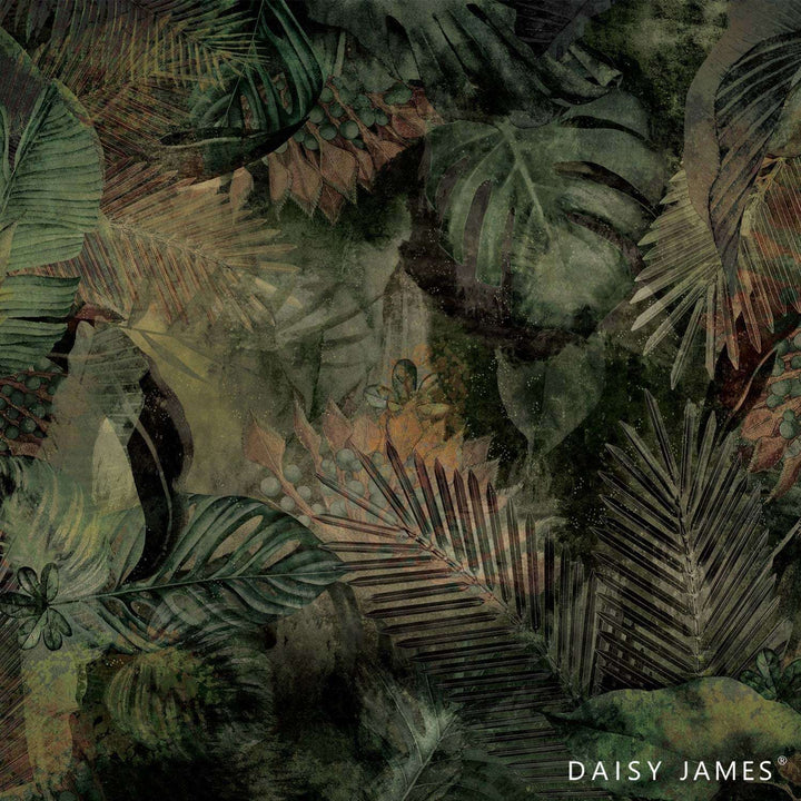 The Viridity Green behang-Behang-Daisy James-Vinyl-Green-M2-Selected Wallpapers &amp; Interiors