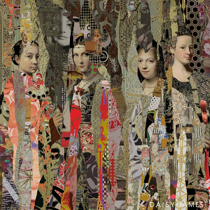 Timeless Women behang-behang-Daisy James-Multicolor-Vinyl-M2-Selected Wallpapers &amp; Interiors