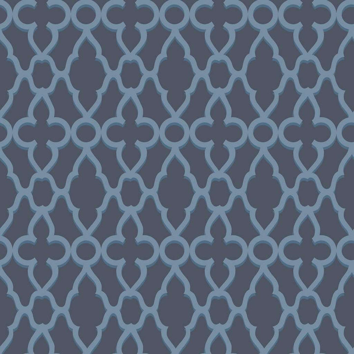 Treillage-behang-Tapete-Cole & Son-Cerulean Blue-Rol-116/6024-Selected Wallpapers