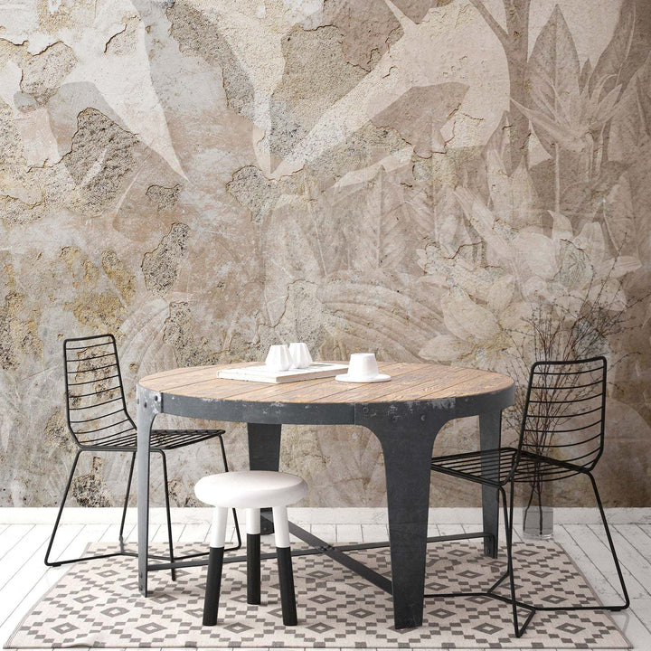 Tropical Patina Wall-behang-Tapete-Les Dominotiers-Selected Wallpapers