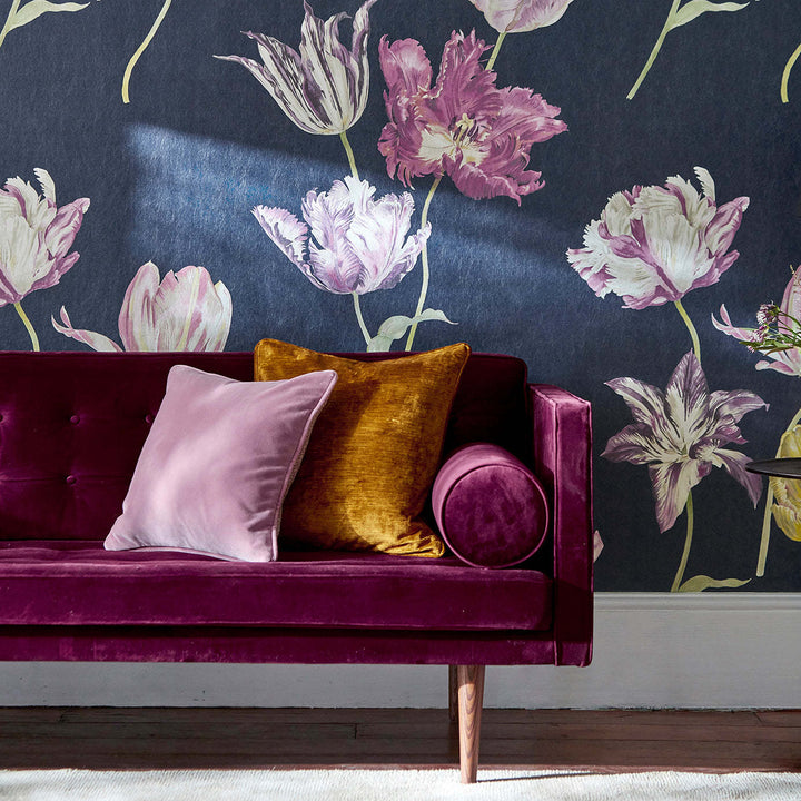 Tulipomania-behang-Tapete-Sanderson-Selected Wallpapers