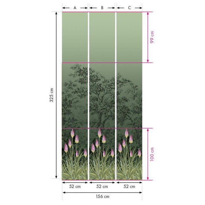 Upper Brook St.-behang-Tapete-Little Greene-Selected Wallpapers