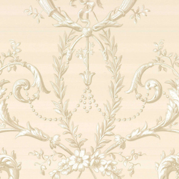 Versailles-behang-Tapete-Little Greene-Dark Pearl-Rol-0284VEDARKP-Selected Wallpapers