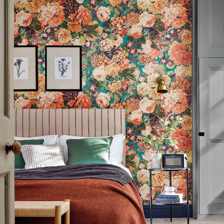 Very Rose and Peony-behang-Tapete-Sanderson-Selected Wallpapers