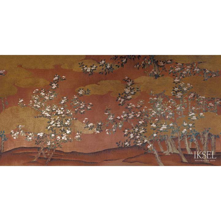 White Blossom-Behang-Iksel-Selected Wallpapers