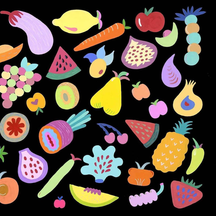 Zosen - Sabor Mediterraneo-Behang-Tapete-Coordonne-Tropical Night-Non Woven-8000083N-Selected Wallpapers